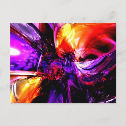 混合感覚抽象芸術 ポストカード (正面)