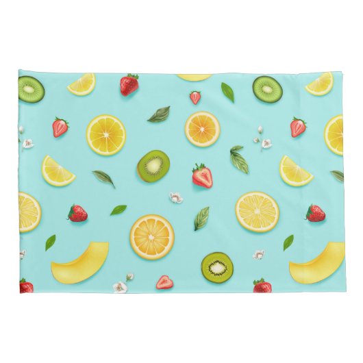 混合果実 枕カバー (裏面-右)