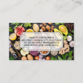 混合果物野菜 名刺 (裏面)