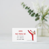 混合武術アーツビジネスカード 名刺 (スタンド正面)