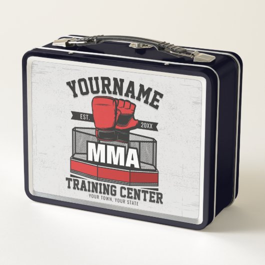 混合武術アーツADD NAME mma戦闘訓練 メタルランチボックス (裏面)