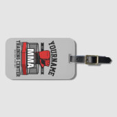 混合武術アーツADD NAME mma戦闘訓練 ラゲッジタグ (正面横)