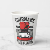混合武術アーツADD NAME mma戦闘訓練 紙コップ (正面)