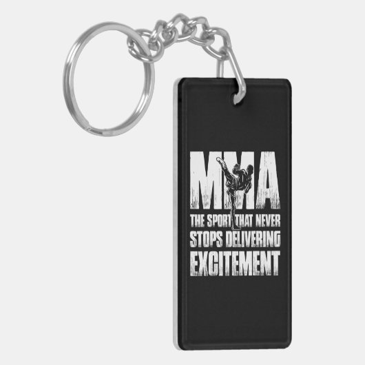 混合武術アーツmmaファイターケージファイター キーホルダー (正面左)