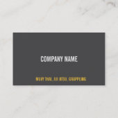 混合武術アートビジネスカード10クラスパスカード ロイヤリティカード (裏面)