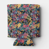 混合秋葉フローラベリー水の色のパターン 缶クーラー (裏面)