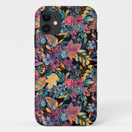 混合秋葉フローラベリー水の色のパターン Case-Mate iPhoneケース (裏面)