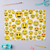 混合絵文字パターンおもしろいパーティー組織 薄葉紙 (クラフト)