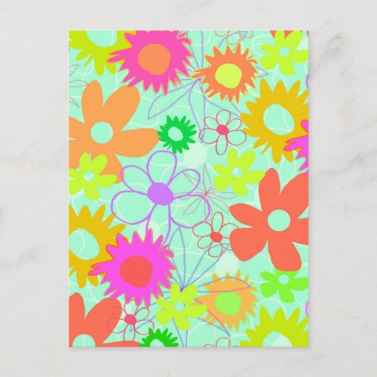 混合花 ポストカード (正面)