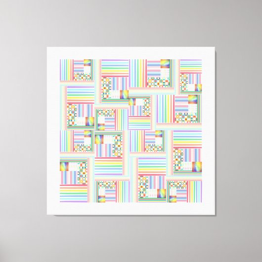 混合迷路 キャンバスプリント (正面)