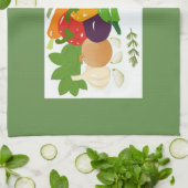 混合野菜 キッチンタオル (折り畳み)