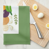 混合野菜 キッチンタオル (四つ折り)