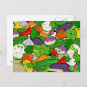 混合野菜 ポストカード (正面/裏面)