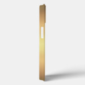 混合金属3-D金ゴールドモノグラム Case-Mate iPhoneケース (裏面 / 右)