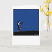 混同したエイリアン-挨拶状 カード (黄色い花)