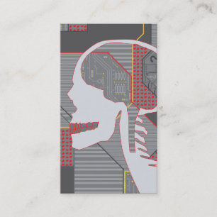 混同したハートのlogicskull 名刺