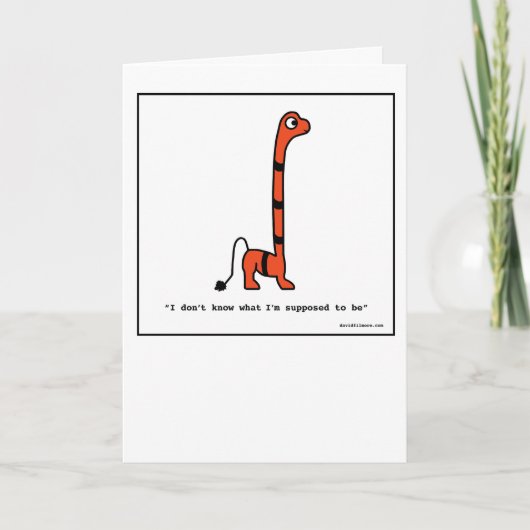 混同したモンスター-挨拶状 カード (正面)