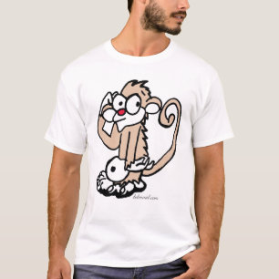 混同した猿のTシャツ Tシャツ