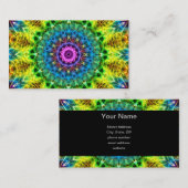 混同した調和の万華鏡のように千変万化するパターン 名刺 (正面/裏面)