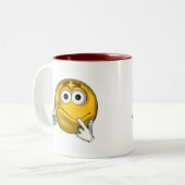 混同した-漫画 ツートーンマグカップ (正面左)