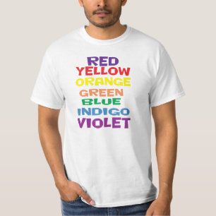 混同している虹色。 ありますか。 Tシャツ