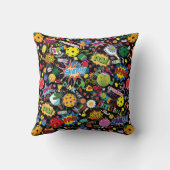 😍混成ピックボールブラック装飾用クッション クッション (裏面)