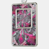 混成信号クリスマスオーナメント シルバープレートフレームオーナメント (左)