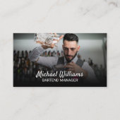 混成学者 | Bartenderカクテルを作る 名刺 (正面)