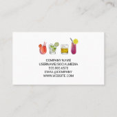 混成学者 | Bartender Making a Drink 名刺 (裏面)