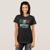 混成誇りを持った国籍半イタリアン半Sa Tシャツ (正面フル)