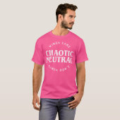 混沌としたニュートラル気にアライメントKinda Do Not F Tシャツ (正面フル)
