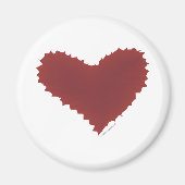 混沌としたハートギザギザのエッジの悪いロマンス私はあなたを愛している マグネット (正面)