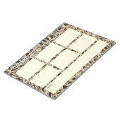 混沌としたラインを持つ毎週のプランナー ノートパッド (アングル)