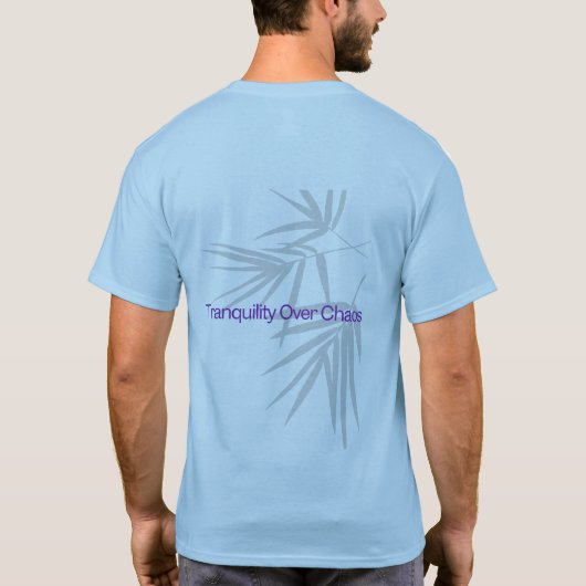 混沌とした内なる平和への静謐 Tシャツ (裏面)