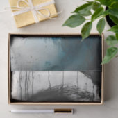 混沌とした女性の顔と森の切り離し 薄葉紙 (ギフト)