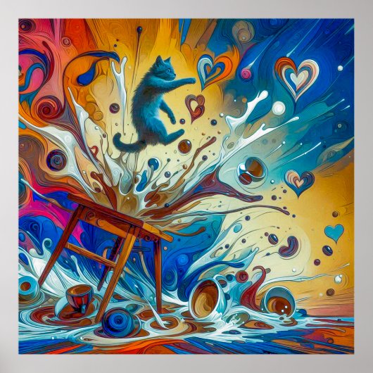 混沌とした愛の流出 ポスター (正面)