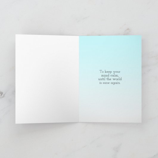 混沌とした時代の勇気付けられるカード カード (内部)