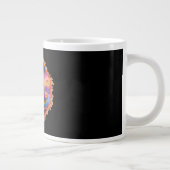 混沌とした空のキャンドル動力宇宙船 ジャンボコーヒーマグカップ (右)