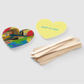 「混沌とした色彩」ハンドファン（10組） ハンドファン (組立なし)