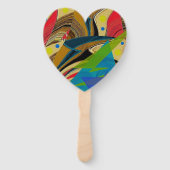 「混沌とした色彩」ハンドファン（10組） ハンドファン (正面)