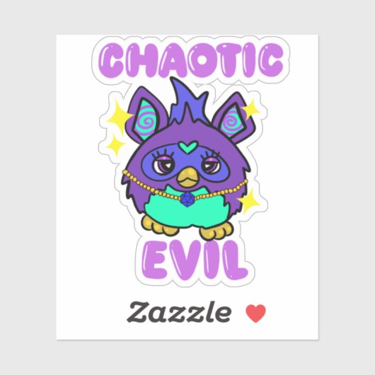 混沌とした邪悪な毛皮 シール (シート)