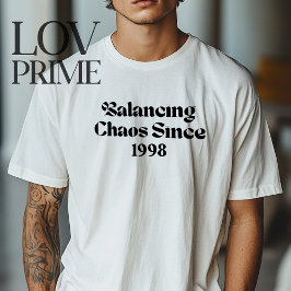 混沌の均衡おもしろい Tシャツ