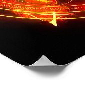 混沌の悪魔の火の印は赤 ポスター (角)