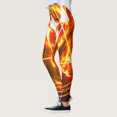 混沌の悪魔の火の印は赤 レギンス (左)