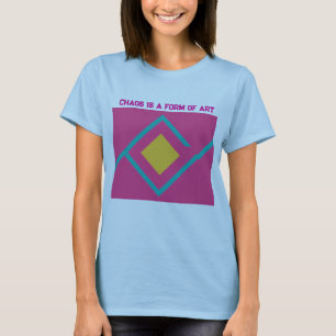 混沌は芸術の型枠 Tシャツ
