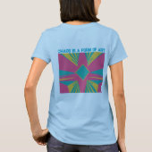 混沌は芸術の型枠 Tシャツ (裏面)