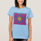 混沌は芸術の型枠 Tシャツ (正面)