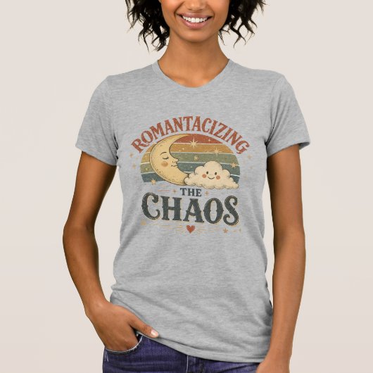 混沌をロマンチックに捉える Tシャツ (正面)