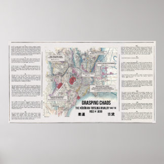 混沌を掴む柔道のポスター ポスター