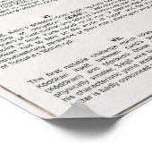 混沌を掴む柔道のポスター ポスター (角)